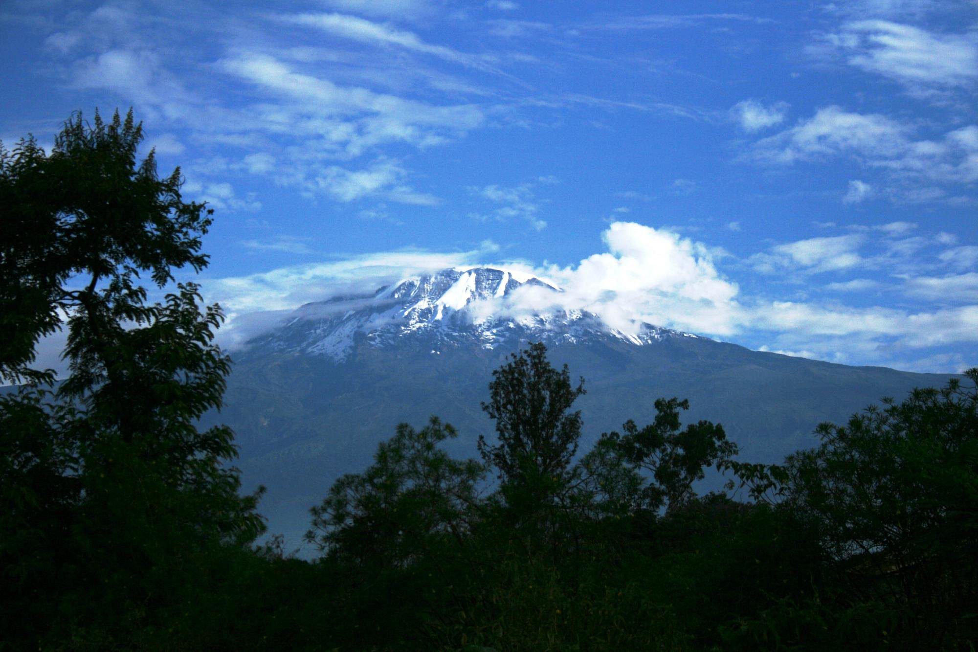 at the mountain